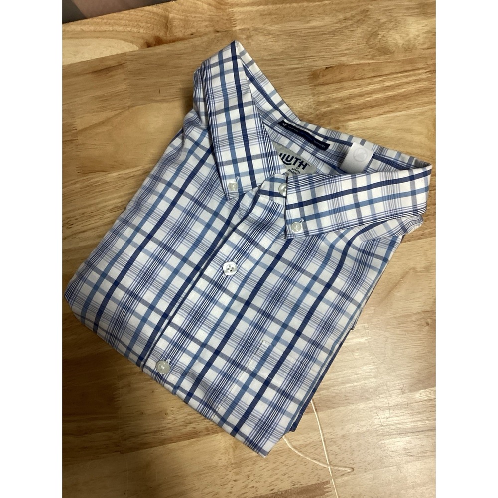 Men's Duluth Magnaready Long Sleeved Plaid‎ Relaxed Fit  Button Down 2XL Magnet